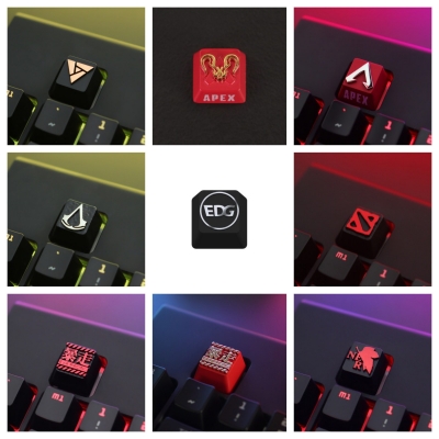 1pc Artisan Zinc Alu-alloy Keycaps for Mechanical Keyboard EVA / ACE / APEX